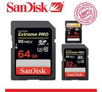 KTC Computer Technology SanDisk Extreme PRO SD card 64GB 32GB 16GB 128GB 256GB SDHC SDXC UHS-I High Speed Memory Class 10 95MB/s for camera