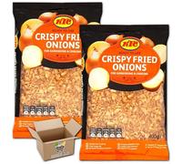 KTC Crispy Fried Onions 400g (Pack of 2) | Authentic Crunchy Topping | Versatile Topping | Sprinkle with Crunch | Premium Onions | Superior Flavor Grocery King