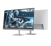 KTC Gaming Monitor 240Hz 24 Inch | FHD@240Hz | Fast IPS Panel | 1ms Response Time (MPRT) | 400 cd/㎡ Brightness, HDR400 | Adaptive Sync | 116% sRGB, 92% DCI-P3, ΔE<2 | White | H24F7