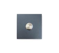 KTC-Home Premium Doorbell Anthracite Flat Push Button Size: 7 x 7 cm RAL 7016 UV and Weather Resistant Powder Coated