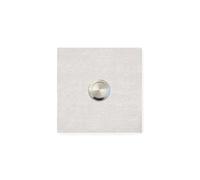 KTC-Home Premium Doorbell Stainless Steel Flat Push Button 8 x 8 cm UV and Weather Resistant