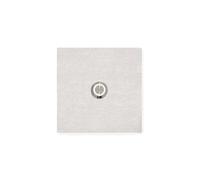 KTC-Home Premium Doorbell Stainless Steel LED Push Button White Size: 10 x 10 cm UV and Weather Resistant