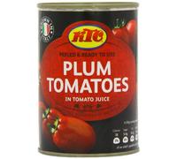 KTC Plum Tomatoes 400 g (Pack of 12)