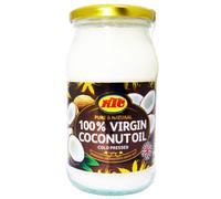 KTC Pure & Natural 100% Virgin Coconut Oil (Glass Bottlle) 500ml - (Pack of 2) Premium Quality