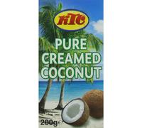 KTC Pure Creamed Coconut 200g, Pack of 40