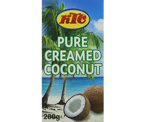 KTC Pure Creamed Coconut 200g, Pack of 40