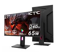 KTC QHD 1440p 68.6 cm 240Hz 144Hz 1ms 65W Type C USB DisplayPort HDMI HDR400 Tilt/Height/Swivelling Fast HVA AdaptiveSync VESA