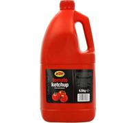 KTC Tomato Ketchup 4.5kg - Thick & Smooth Catering-Size Bottle | Ideal for Restaurants, Takeaways, Cafes & Bulk Use | Rich Tomato Flavour | Easy Pour Cap | Store Cupboard Essential
