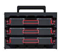 KTC40306S-S411 Set of Containers Black TAGER CASE 415mm 290mm 295mm KISTENBERG