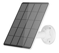 KTCINA 5W Solar Panel for Security Camera, IP65 Waterproof Solar Panel Charger Micro USB & USB-C Camera Solar Charger for Outdoor Rechargeable Camera, 360° Adjustable Bracket, 9.8ft Cable (1Pcs)