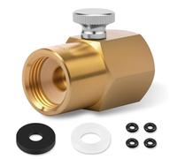 KTCINA CO2 Refill Adapter Kit Brass CO2 Adapter Gas Refills Connector Kit Rustproof CGA320 to TR21-4 CO2 Tank Connector