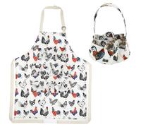 KTCINA Egg Gathering Apron with 11 Pockets, Adjustable Canvas Egg Collecting Apron Egg Gathering Basket with 7 Pockets for Duck Goose Quail Dove Eggs Holder, Farm Apron and Basket for Eggs Collecting