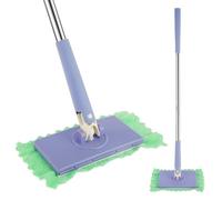 KTCINA Microfibre Flat Mop for Wall, 360°Rotatable Kitchen Mop Cleaner Microfiber Dry Wet Mop Duster for Cleaning Ceiling Shower Window Floor Mirror