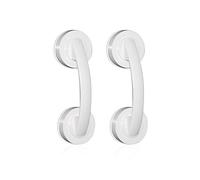 KtdaysB Suction Cup Grab Bar 2PCS Bathroom Anti-Slip Safety Suction Grab Rails Portable Mobility Handle with Super Strong Suction Cup for Shower Room Window Door Drawer Cabinet