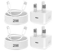 KTDRJN for iPhone Charger Fast Charge, 2Pack PD 20W Fast Apple Charger Cable 2M, iPhone Fast charger Plug with USB C To Lightning Cable for iPhone 14 13 12 11 Pro Max XS XR X 8 7 6 Plus, iPad and iPod