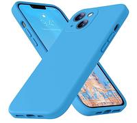 Ktele Compatible with iPhone 13 Case 6.1 inch Premium Liquid Silicone [Soft Microfiber Lining Anti-Scratch] Gel Rubber Full-Body Bumper Protection Camera Protect Case-Blue