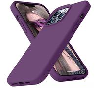 KTELE Compatible with iPhone 13 Pro Case 6.1 inch Premium Liquid Silicone with [Soft Anti-Scratch Microfiber Lining] Gel Rubber Full-Body Bumper Protection Case for iPhone 13 Pro - Grape