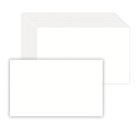 KTFNOMES 50 Pack 5.5x8.5 White Blank Cardstock Paper - 80lb Flat Cards Stock Printer Paper for DIY Invitations, Note, Greeting, Table Cards - Writing, Stamping, Painting, Drawing