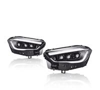 KTFRESQ Car Lamp Headlights Compatible With Benz For Mercedes GLA 2020 2021 2022 DRL Dynamic Signal Lamp Daytime Running Light Headlight Upgrade Modified 2pcs