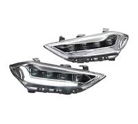 KTFRESQ Car Lamp Headlights Compatible With Hyundai For 2017 2018 For Elantra Sequential Startup Show Turn Signal Front Head Lamps 1Set Headlights Assembly