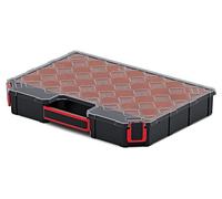 KTG40306B container: collective with boxes black flat 390x284x60mm KISTENBERG
