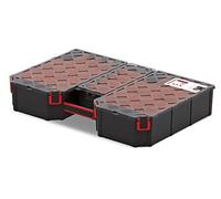 KTG604010S container: collective with partitions black high TAGER KISTENBERG