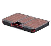 KTG60406B container: collective with boxes black flat 577x390x60mm KISTENBERG