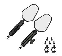 KTGCOZS Motorcycle Rear View Mirror, Universal Fit, Handlebar Mount, Polycarbonate, Rear, Compatible with Motorcycle, ATV, Dirt Bike, Electric Bike, Scooter
