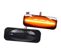 KTGVTPBHBW Dynamic Indicator Light For O&pel For Omega B B1 B2 For Stufenheck For Caravan 1994-2003 Side Marker Blinker Indicator Lamp Car Light Dynamic Turn Signal(Smoked Black)