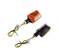 KTGVTPBHBW motorbike indicators For CBT125 TH90 Motorcycle Turn Signal Indicator Light Front Back Scooter Flashing Parts Pair Moto Blinker Flash Bike Lamp(Orange)