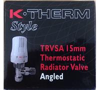 Ktherm 5060168224101 15 mm Thermostatic Radiator Valve and 10 mm Reversible TRV, Multi-Colour