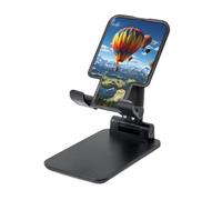 KTHSNSKL Foldable Phone Stand for Desk Angle Height Adjustable Folding Cell Phone Holder Hot Air Balloon Desktop Phone Stand Portable Cellphone Stand for Smartphones
