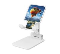 KTHSNSKL Foldable Phone Stand for Desk Angle Height Adjustable Folding Cell Phone Holder Hot Air Balloon Desktop Phone Stand Portable Cellphone Stand for Smartphones