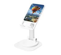 KTHSNSKL Foldable Phone Stand for Desk Angle Height Adjustable Portable Folding Cell Phone Holder Hot Air Balloon Desktop Cellphone Stand for All Smartphones Holder
