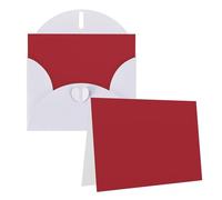 KTHSNSKL Thinking of You Card with Envelopes Amaranth red Greeting Card 4x6 Notecards Happy Birthday Cards Wedding Blank Thank You Cards Baby Shower All Occasion GreetingCards
