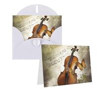 KTHSNSKL Thinking of You Card with Envelopes Butterfly and cello Greeting Card 4x6 Notecards Happy Birthday Cards Wedding Blank Thank You Cards Baby Shower All Occasion GreetingCards