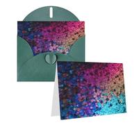 KTHSNSKL Thinking of You Card with Envelopes Glitter Sequin Spot Greeting Card 4x6 Notecards Happy Birthday Cards Wedding Blank Thank You Cards Baby Shower All Occasion GreetingCards