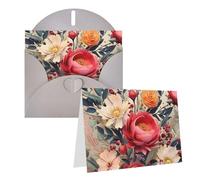 KTHSNSKL Thinking of You Card with Envelopes modern floral Greeting Card 4x6 Notecards Happy Birthday Cards Wedding Blank Thank You Cards Baby Shower All Occasion GreetingCards
