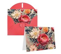 KTHSNSKL Thinking of You Card with Envelopes modern floral Greeting Card 4x6 Notecards Happy Birthday Cards Wedding Blank Thank You Cards Baby Shower All Occasion GreetingCards