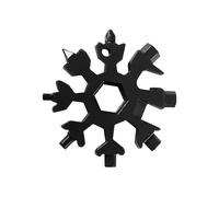 KTHZI 18-in-1 Snowflake Multi-Tool for Men, Valentine's, Birthday, Father's Day Gifts for Him, Dad, Men's Gadgets & Unique Present Ideas(Black)