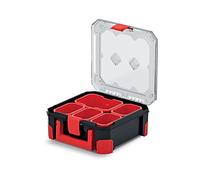 KTI3030B-CG6U container: collective with boxes black 280x280x110mm titanium b...