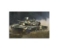 KTIN WWII Art Poster Ukrainian T-84BM Oplot MBT Poster Decorative Painting Canvas Wall Posters And Art Picture Print Modern Family Bedroom Decor Posters 20x30inch(50x75cm)