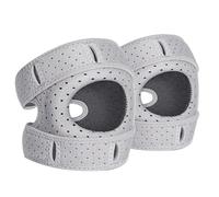 KTLCNDF Professional Patella Knee Brace With 3D Silicone Ring & Adjustable Strap - Running, Hiking Support, Breathable Neoprene, 3-Level Fit, Pair(Grey,S/M)