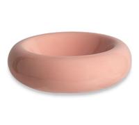 KTLECL 6.1 Inch Cat Bowls, 7 oz Ceramic Cat Food Bowl, Whisker Fatigue Relief, Anti-Vomiting, Protect Spine, Perfect for Indoor Cats (Pink)