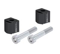 KTM 1050 Adventure 2015-2016 Handlebar Risers Block 25mm Black BY HEPCO & BECKER