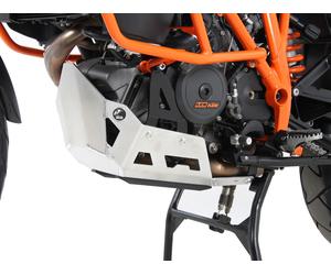 KTM 1090 AdventureR ab Bj. 2017 Engine protection plate Silver BY HEPCO & BECKER
