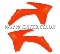 Polisport Radiator Scoops For KTM SX SXF XC-F 2011 2012 EXC-F 2012 2013 Orange