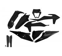 Ufo Ktm Exc 150 Tpi 21 Ktkit527f@001 Plastics Kit Black