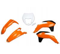 Ufo Ktm Exc/exc-f 2014-2016 With Headlight Ktkit524-999 Plastics Kit Orange