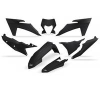 Ufo Ktm Exc/exc-f 2024-2024 With Headlight Ktkit530-001 Plastics Kit Black